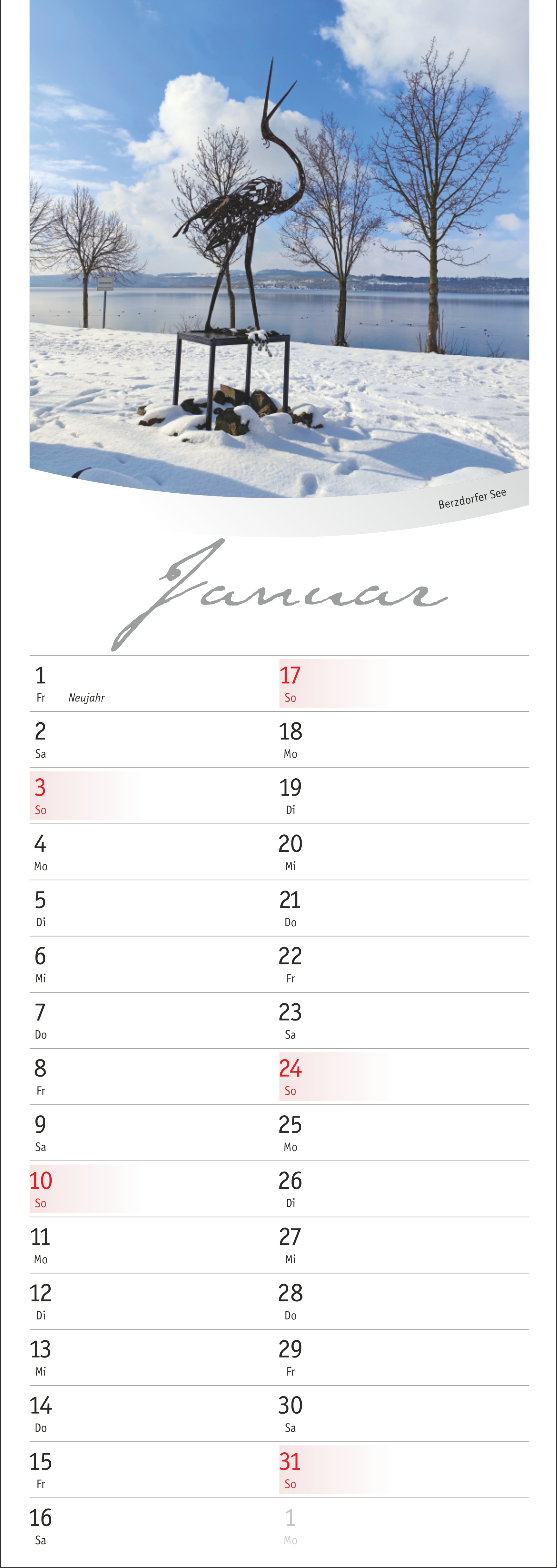 Foto-Küchenkalender 2027
