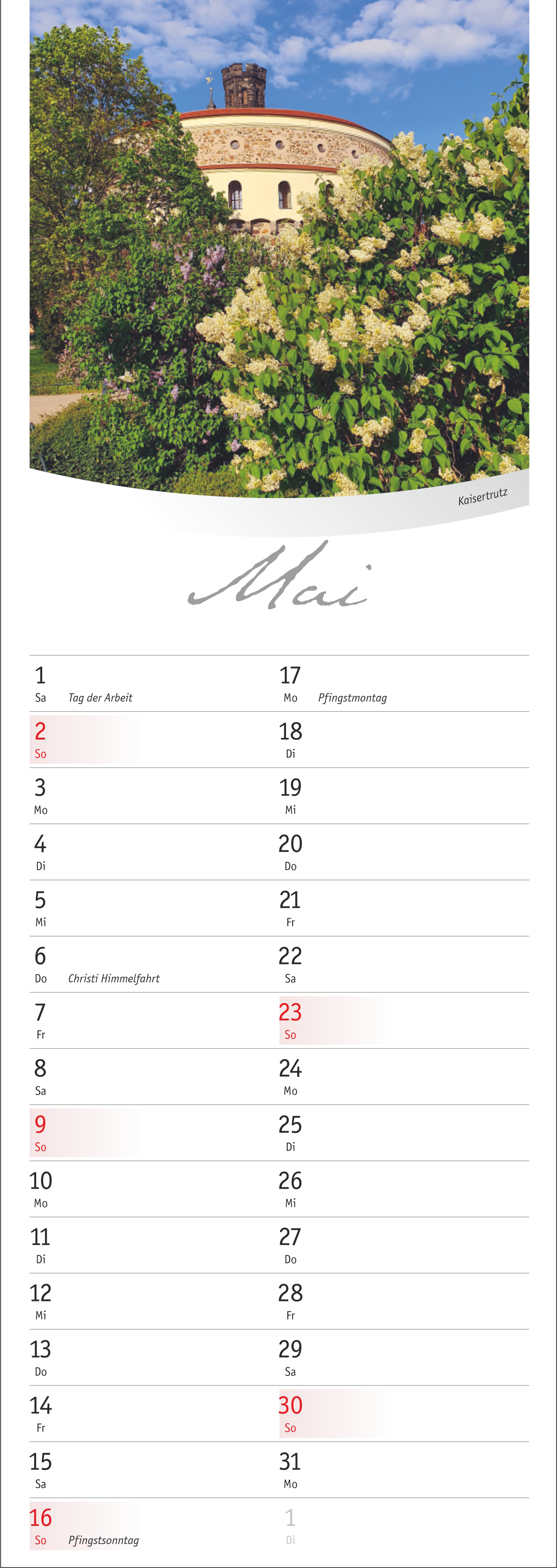 Foto-Küchenkalender 2027